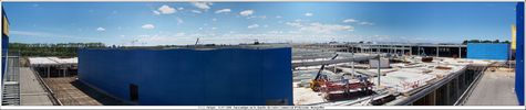 Panoramique sur le chantier - Cliquez pour avoir la photo  sa taille relle.