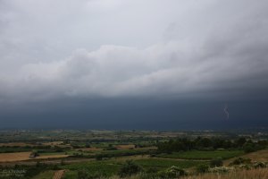 Balayage orageux dans l'Hérault le 27 juin 2017