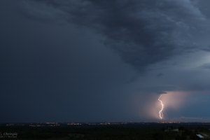 Balayage orageux dans l'Hérault le 27 juin 2017