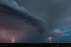 Balayage orageux dans l'Hérault le 27 juin 2017