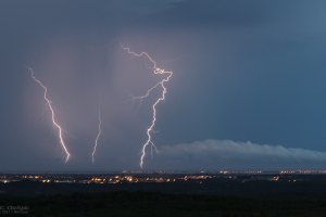 Balayage orageux dans l'Hérault le 27 juin 2017