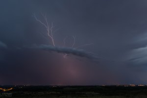 Balayage orageux dans l'Hérault le 27 juin 2017