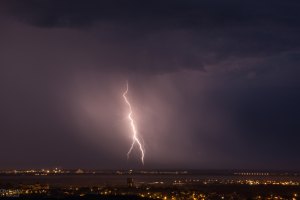 Balayage orageux dans l'Hérault le 27 juin 2017