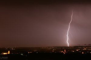 Balayage orageux dans l'Hérault le 27 juin 2017