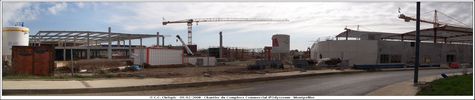 Panoramique sur le chantier - Cliquez pour avoir la photo  sa taille relle.