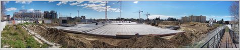 Chantier du parking souterrain - Cliquez pour avoir la photo  sa taille relle.