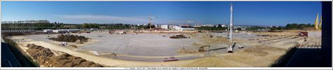 Panoramique sur le chantier - Cliquez pour avoir la photo à sa taille réelle.