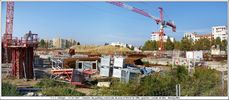 Chantier du parking souterrain - Cliquez pour avoir la photo  sa taille relle.