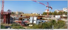 Chantier du parking souterrain - Cliquez pour avoir la photo  sa taille relle.