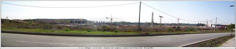 Panoramique sur le chantier - Cliquez pour avoir la photo  sa taille relle.